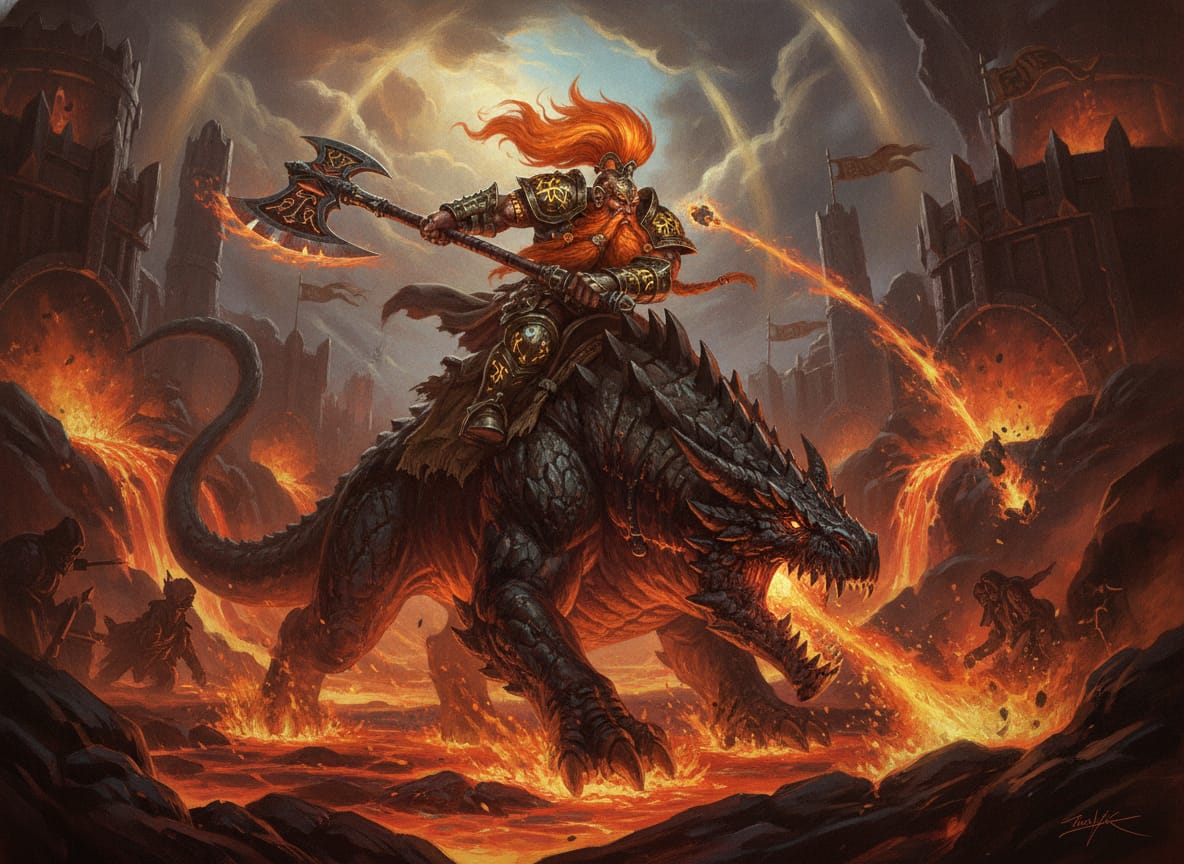 Auric Runefather, unit art