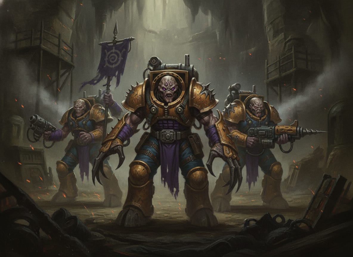 Acolyte Hybrids, unit art