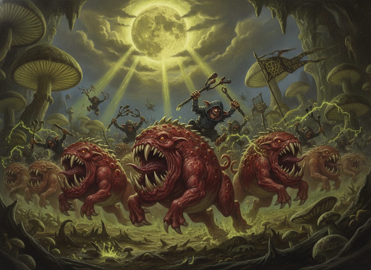 Squig Herd, unit art