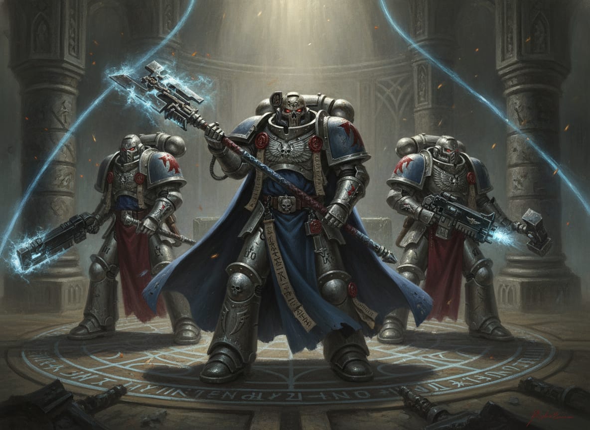 Chaplain, unit art