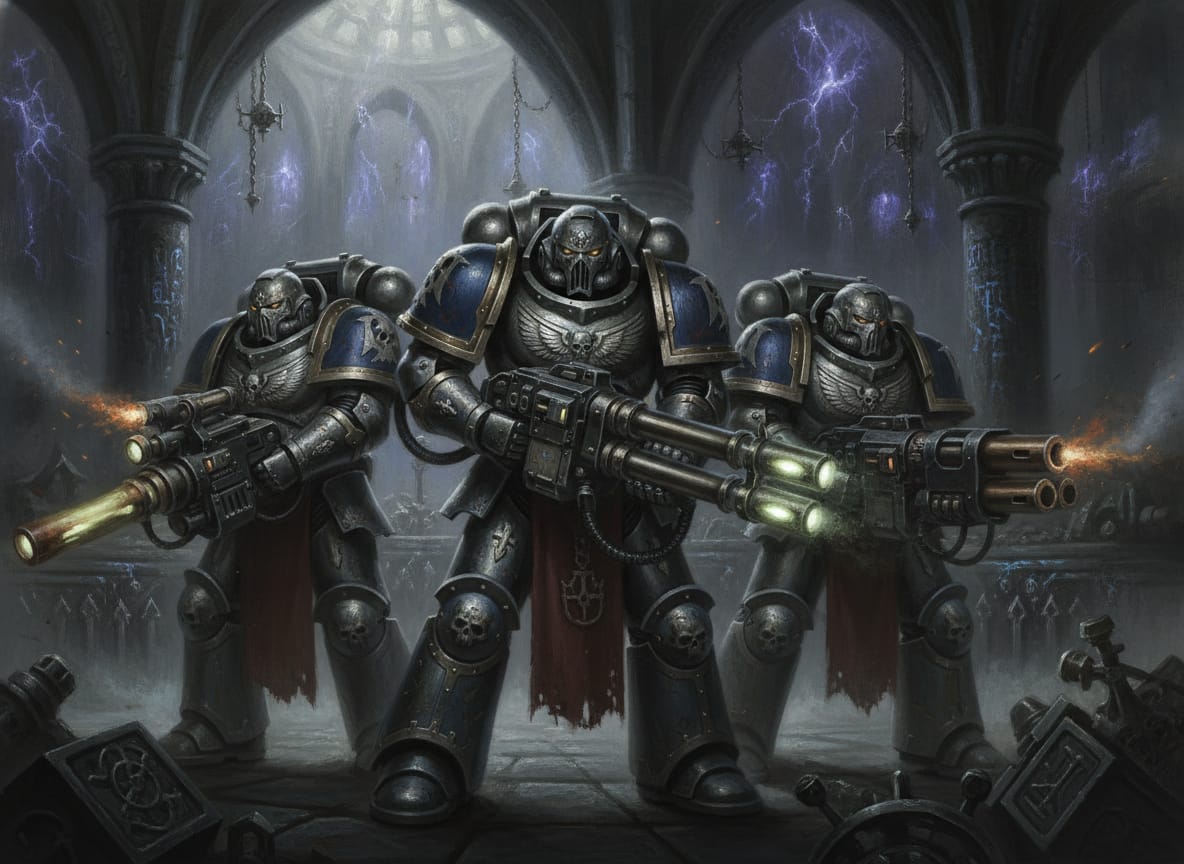 Grey Knights Purgation Squad, unit art
