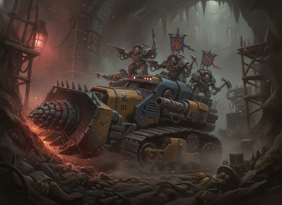 Goliath Rockgrinder, unit art