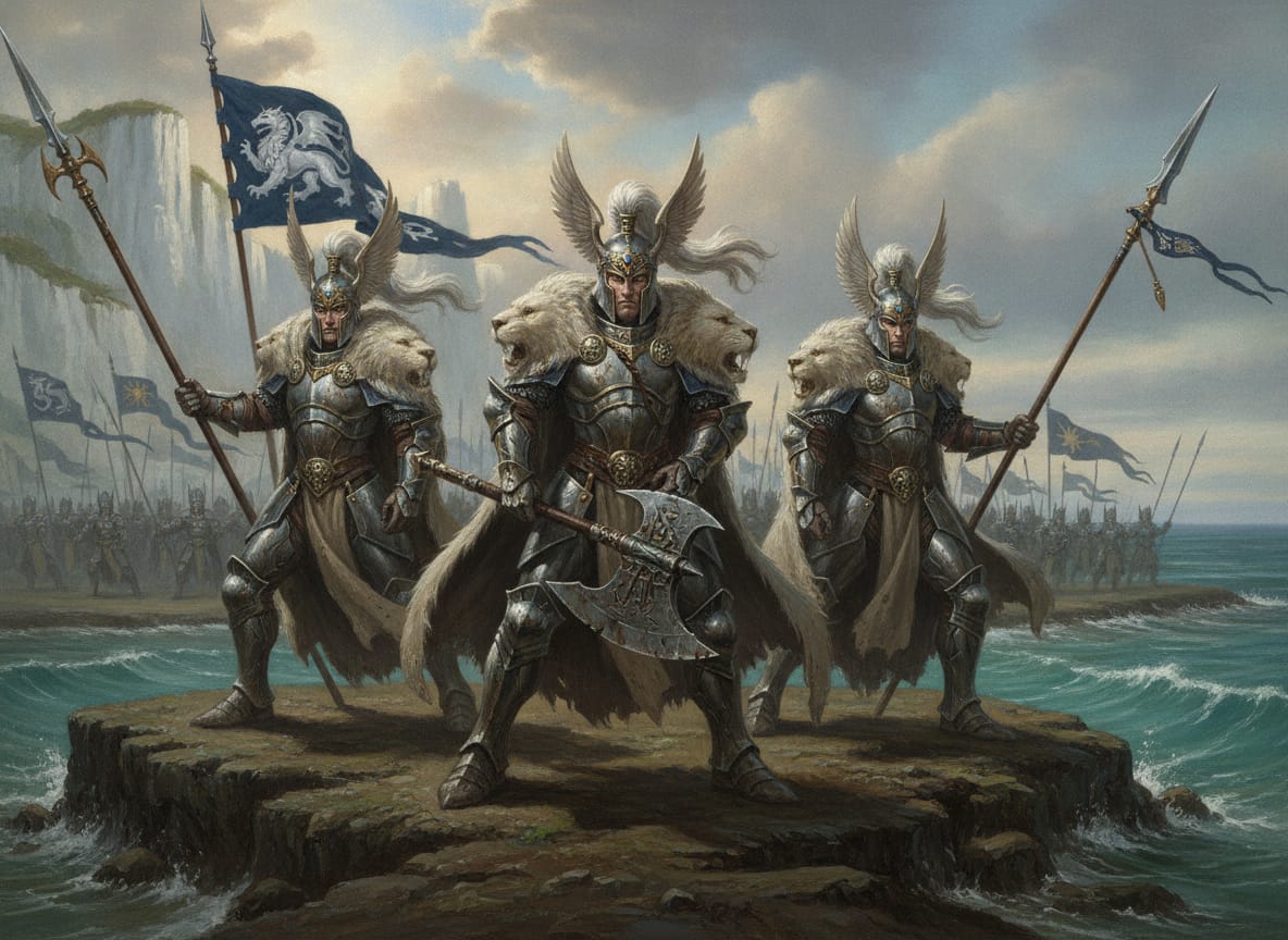 White Lions of Chrace, unit art