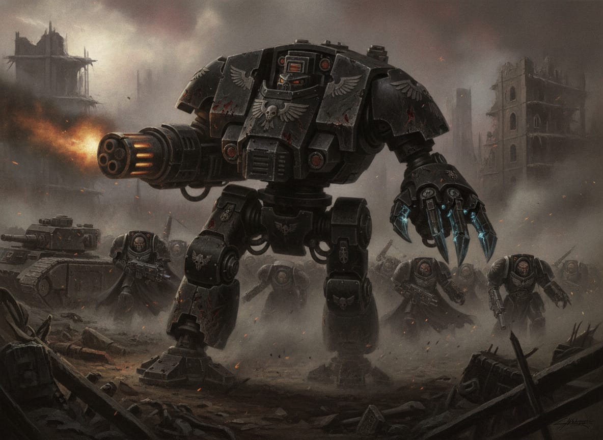 Contemptor Dreadnought, unit art
