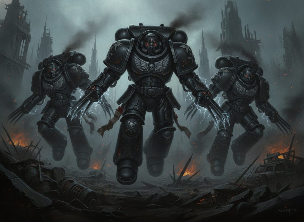 Dark Fury Assault Squad, unit art