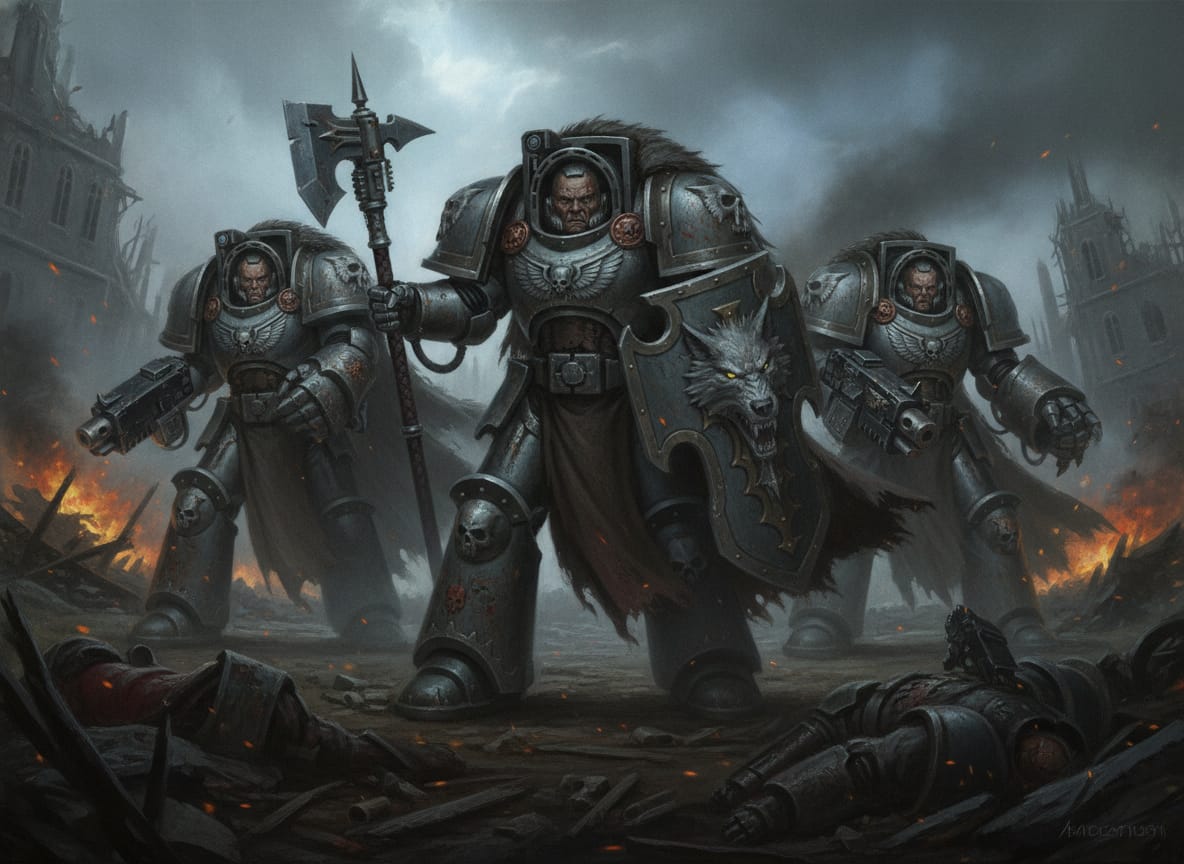 Varagyr Wolf Guard, unit art