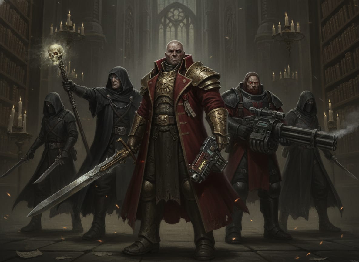 Rogue Trader Entourage, unit art