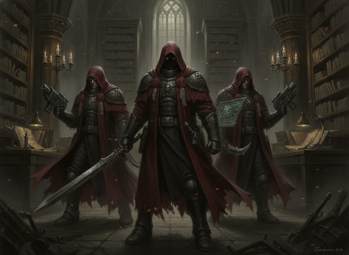 Ordo Xenos Retinue, unit art