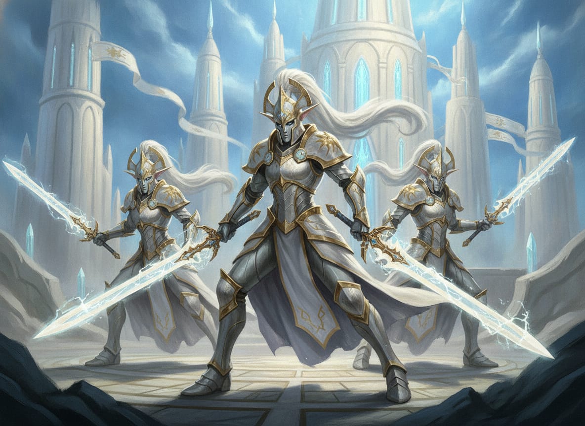 Vanari Bladelords, unit art