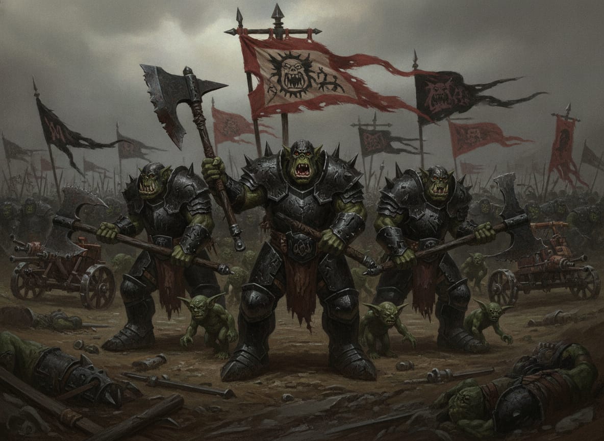 Black Orcs, unit art