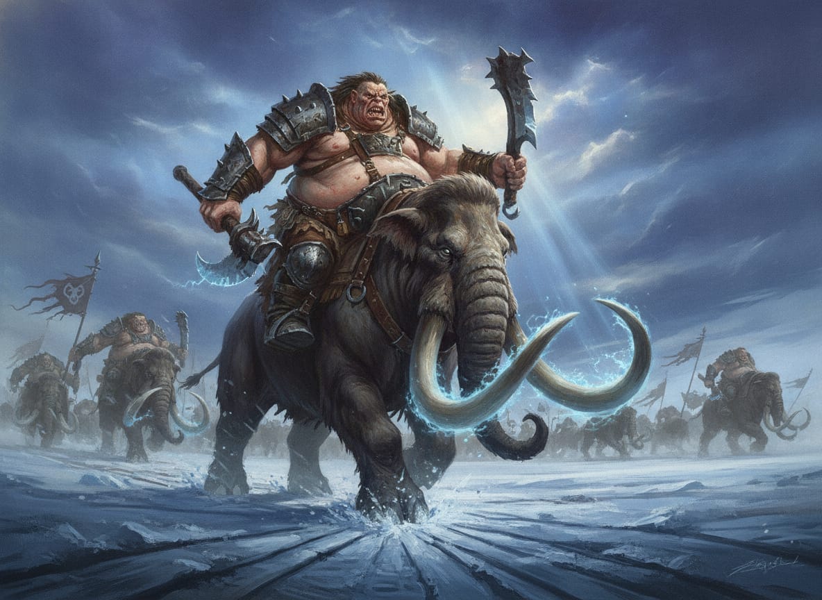 Thundertusk Beastriders, unit art