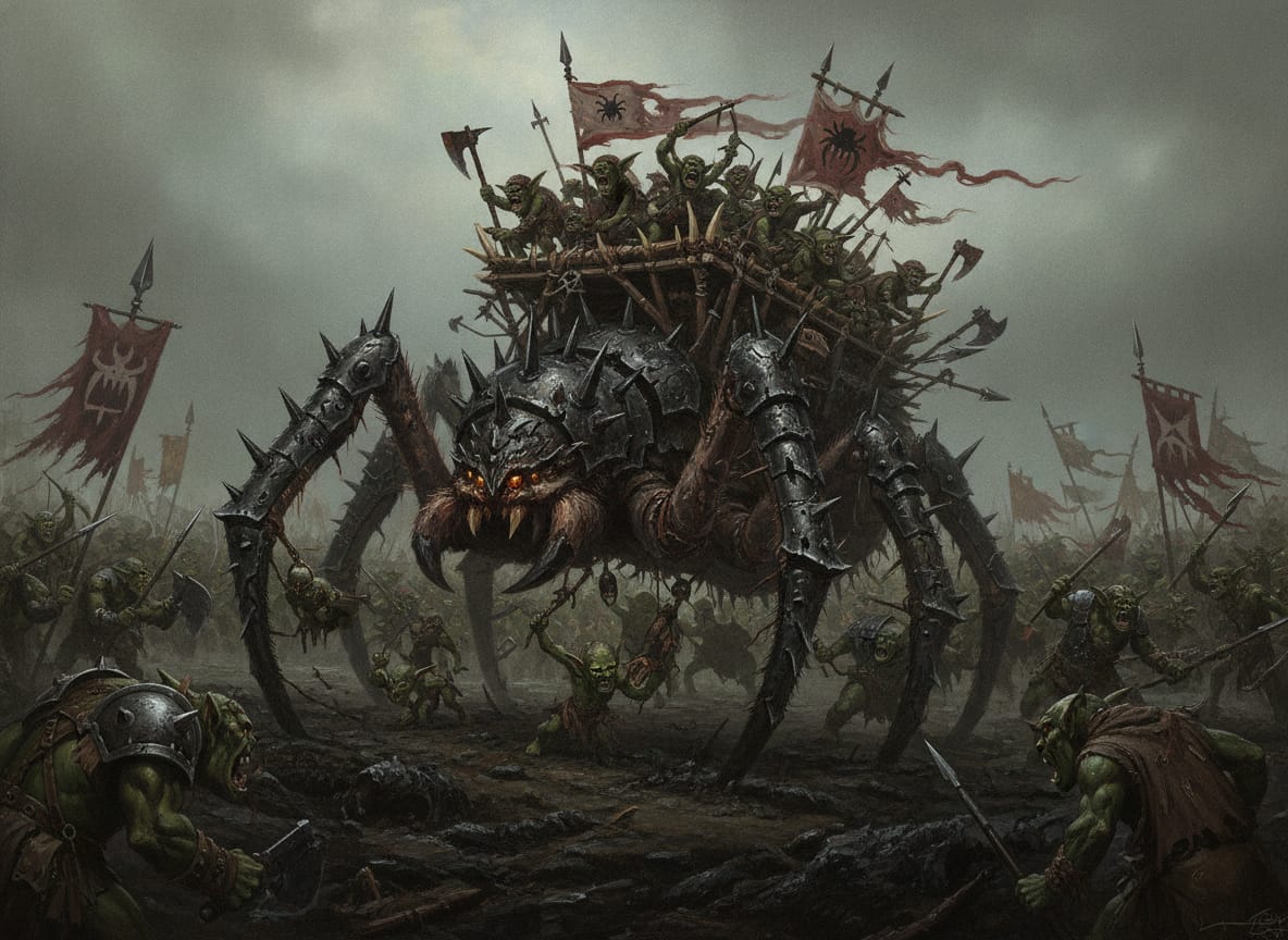 Arachnarok Spider, unit art
