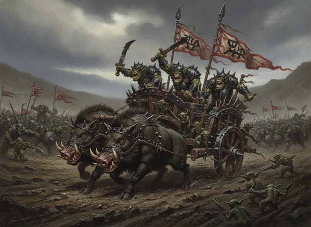 Orc Boar Chariot