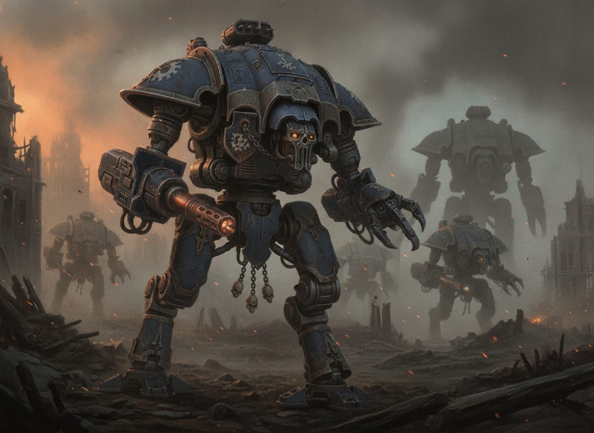 Moirax War-dog Armiger, unit art