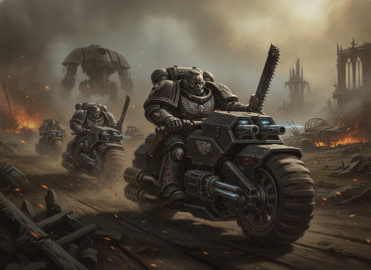 Legion Outrider Squad, unit art