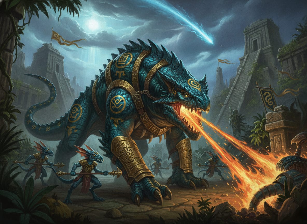 Salamanders, unit art