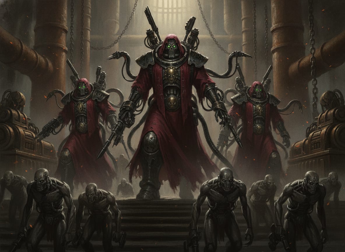 Servitors, unit art