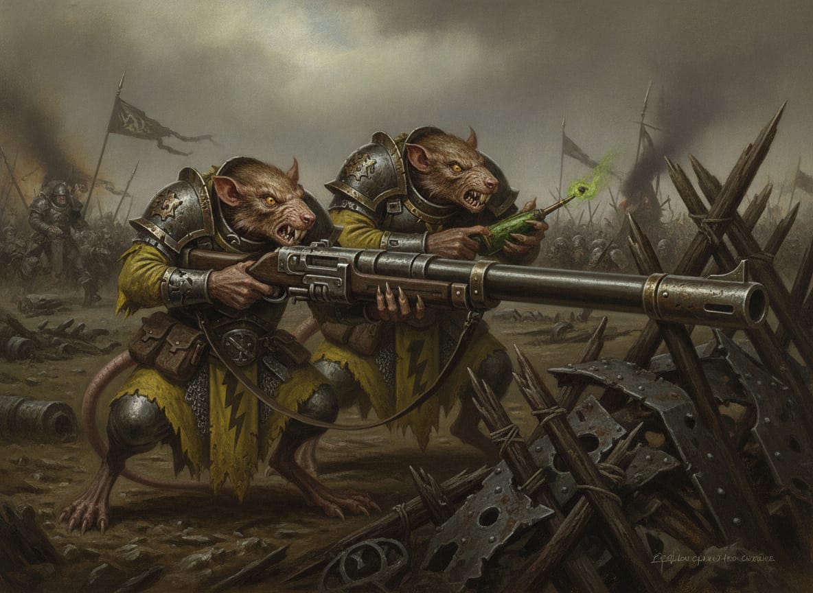 Warplock Jezzails, unit art