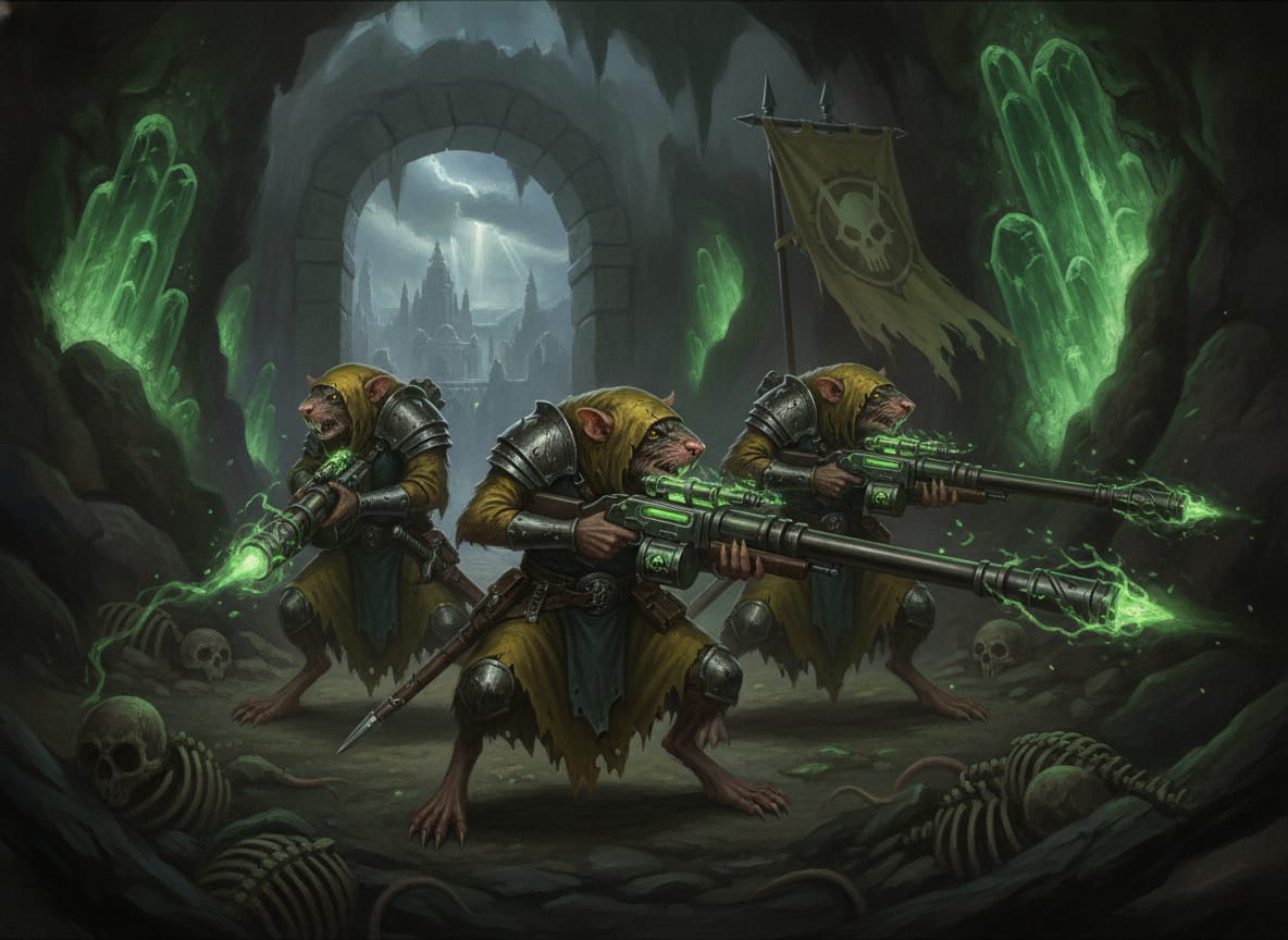 Warplock Jezzails, unit art