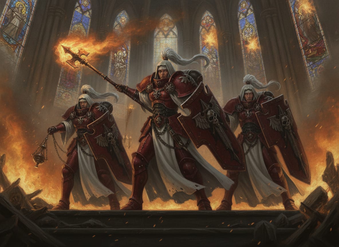 Celestian Sacresants, unit art