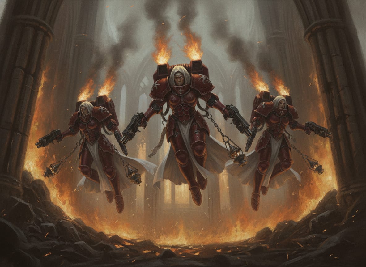 Seraphim Squad, unit art