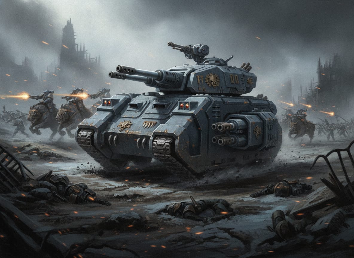 Legion Sicaran Battle Tank, unit art