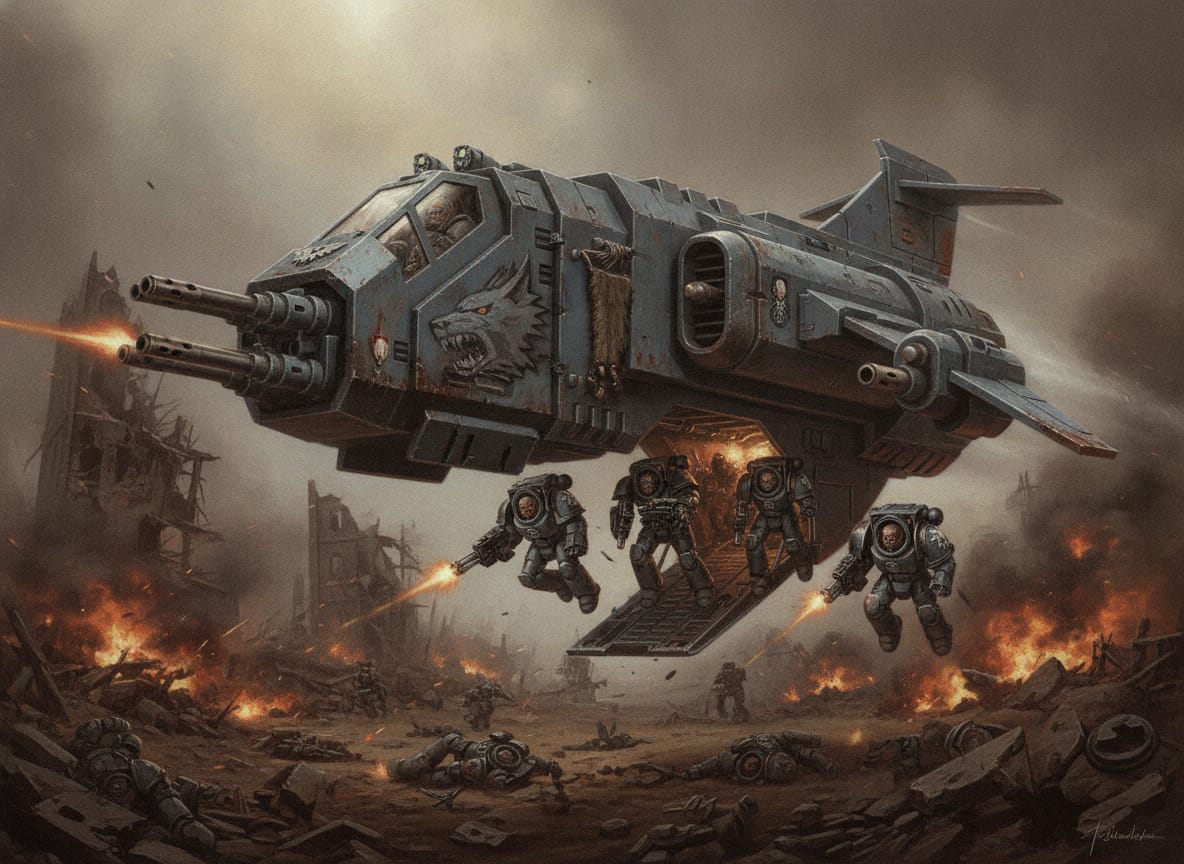 Legion Storm Eagle Gunship, unit art