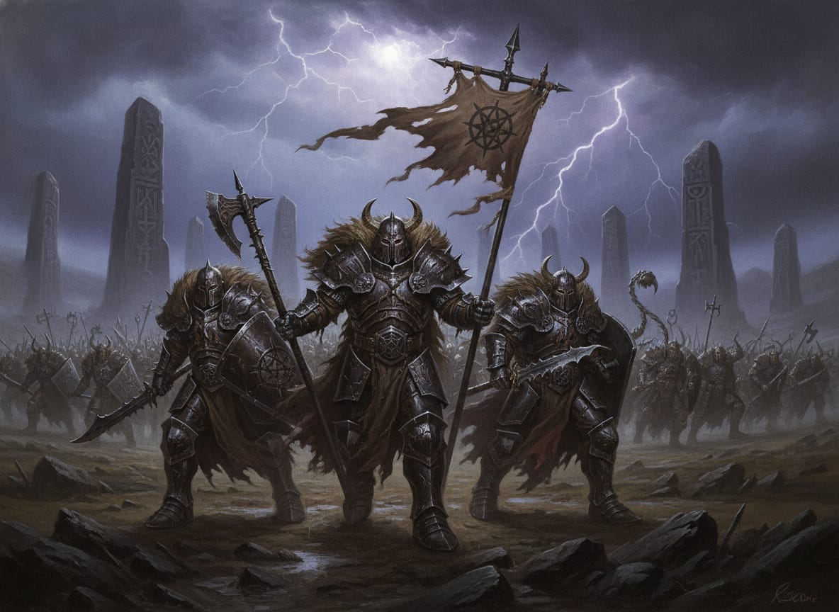 Chaos Marauders, unit art