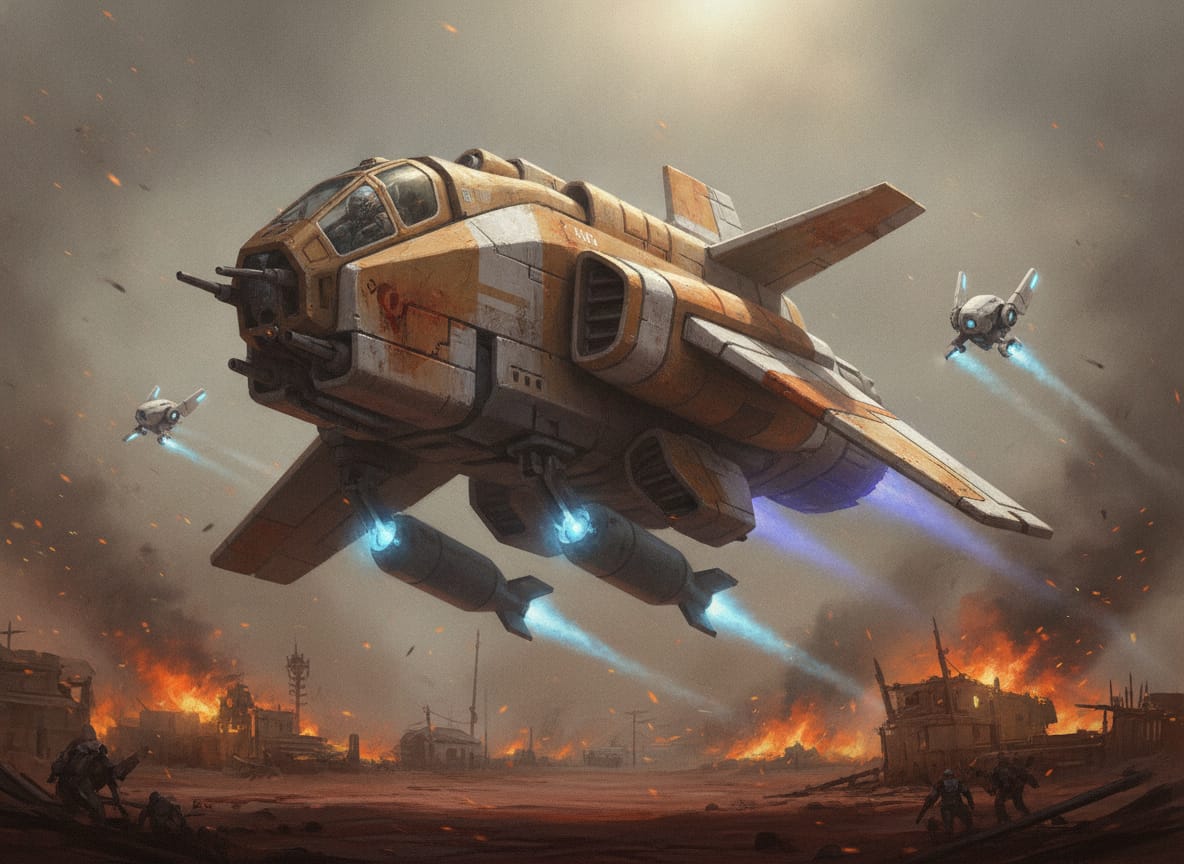 Sun Shark Bomber, unit art
