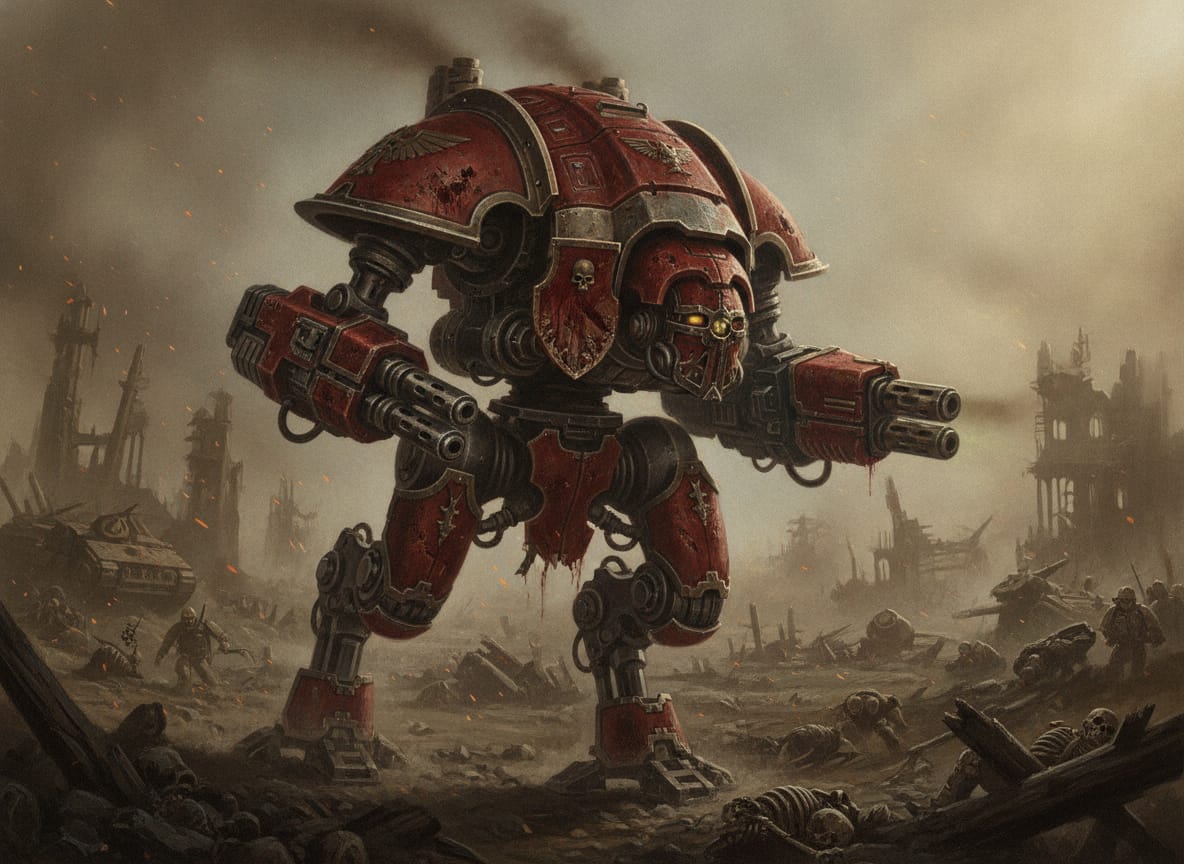 Warhound Titan, unit art
