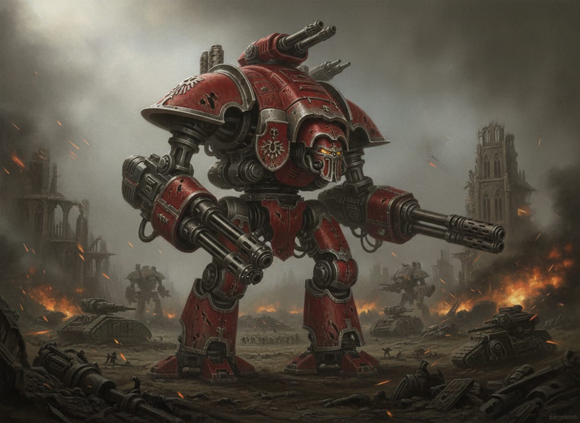 Warmaster Iconoclast Titan, unit art