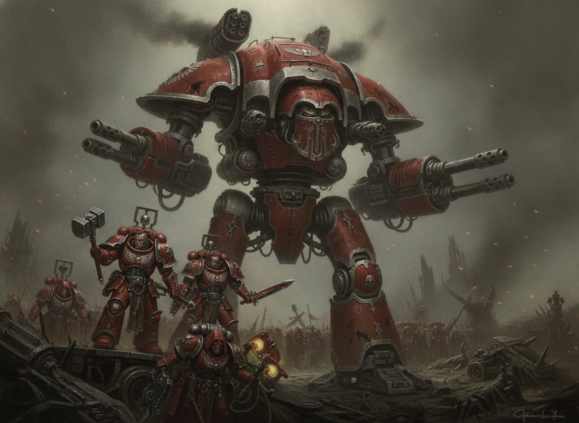 Warmaster Titan, unit art