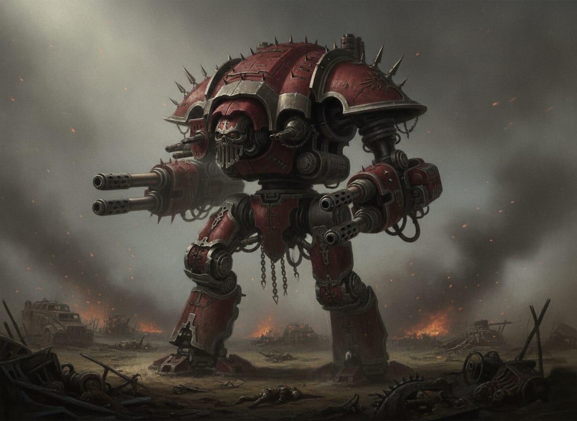 Warmonger Titan, unit art