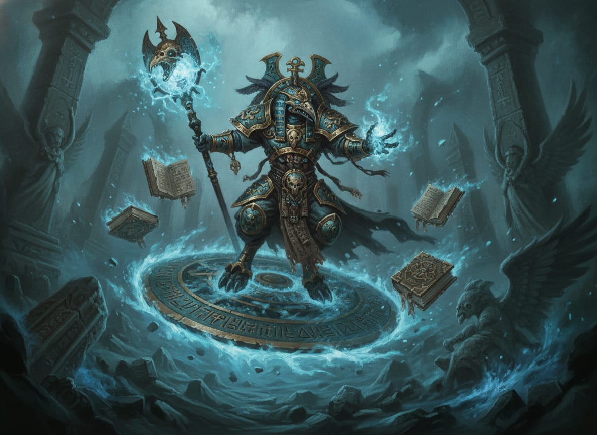 Tzaangor Shaman, unit art