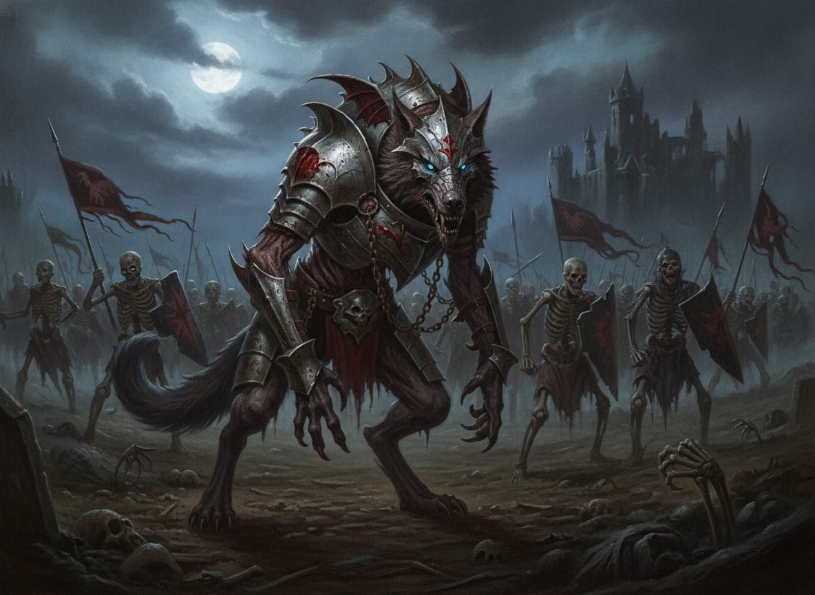 Dire Wolves, unit art