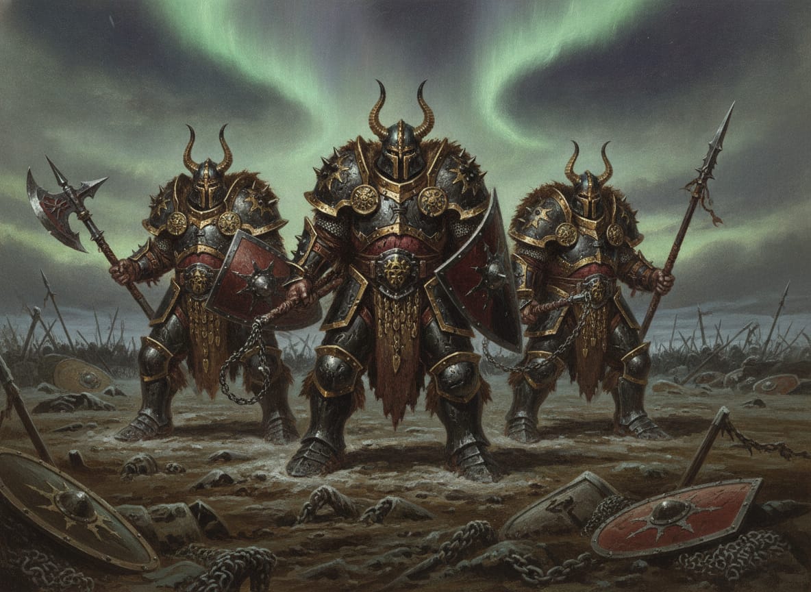 Chaos Marauders, unit art