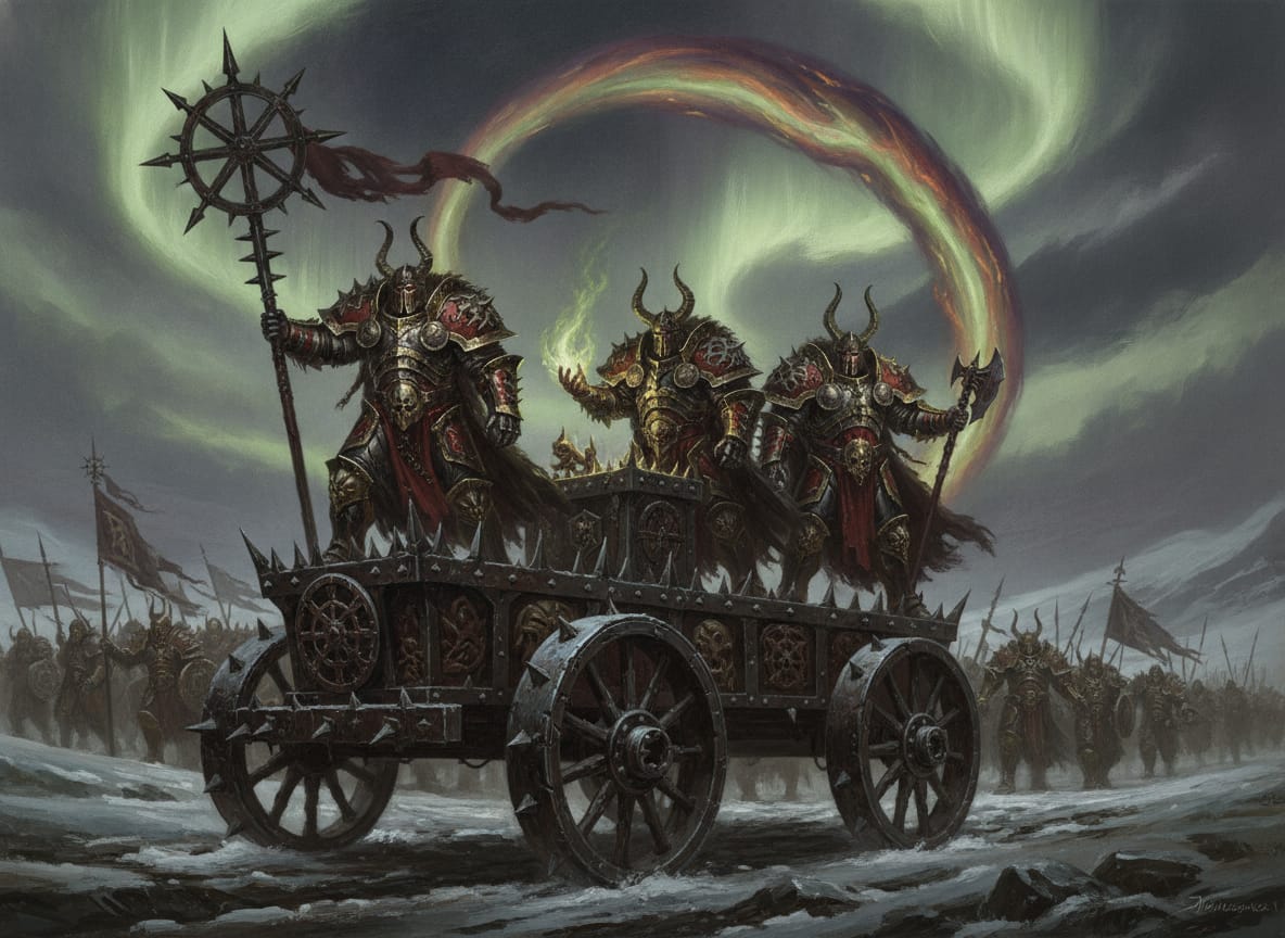 Chaos Warshrine, unit art