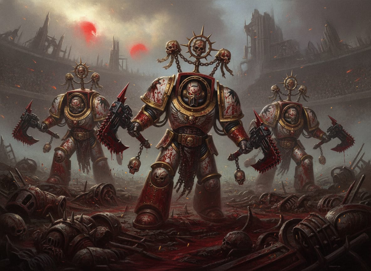 World Eaters Terminators, unit art