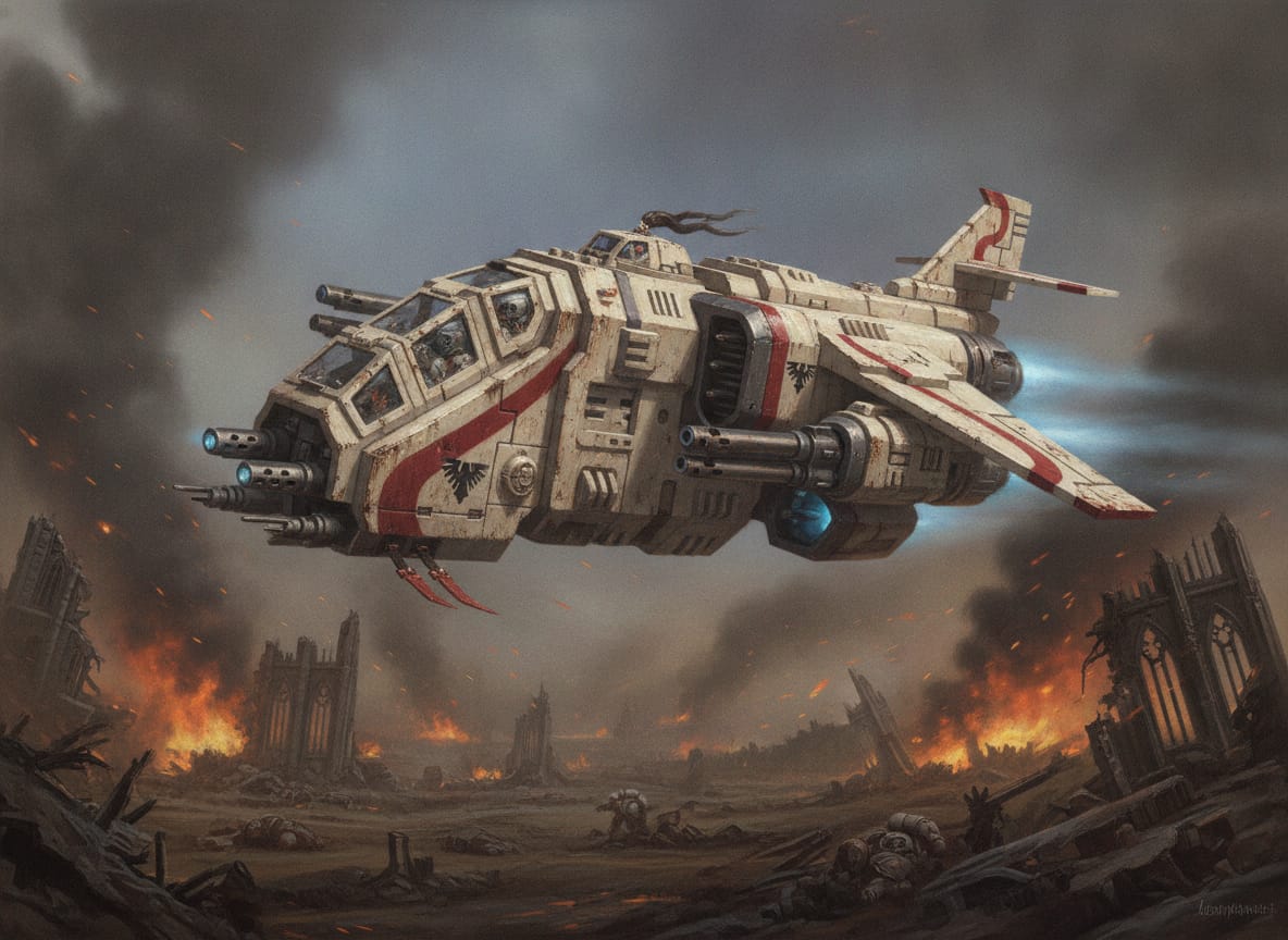 Legion Storm Eagle Gunship, unit art
