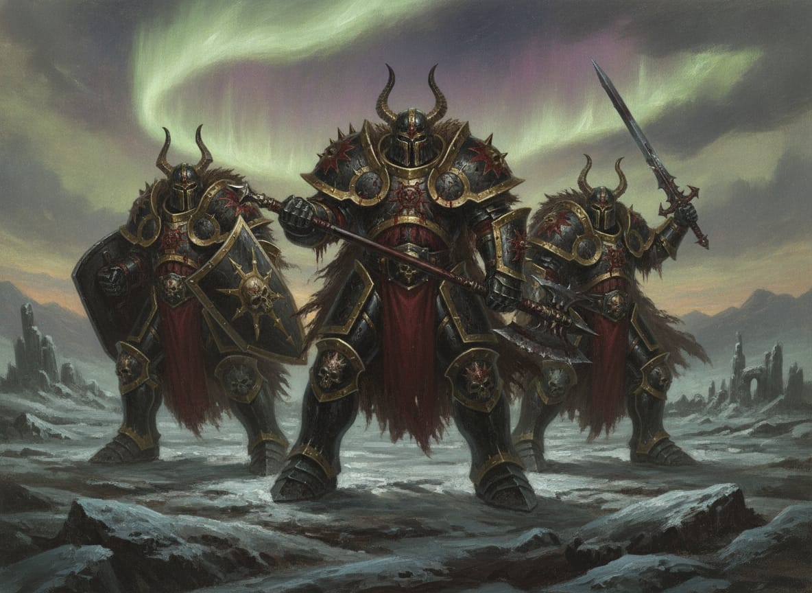 Chaos Warriors, unit art