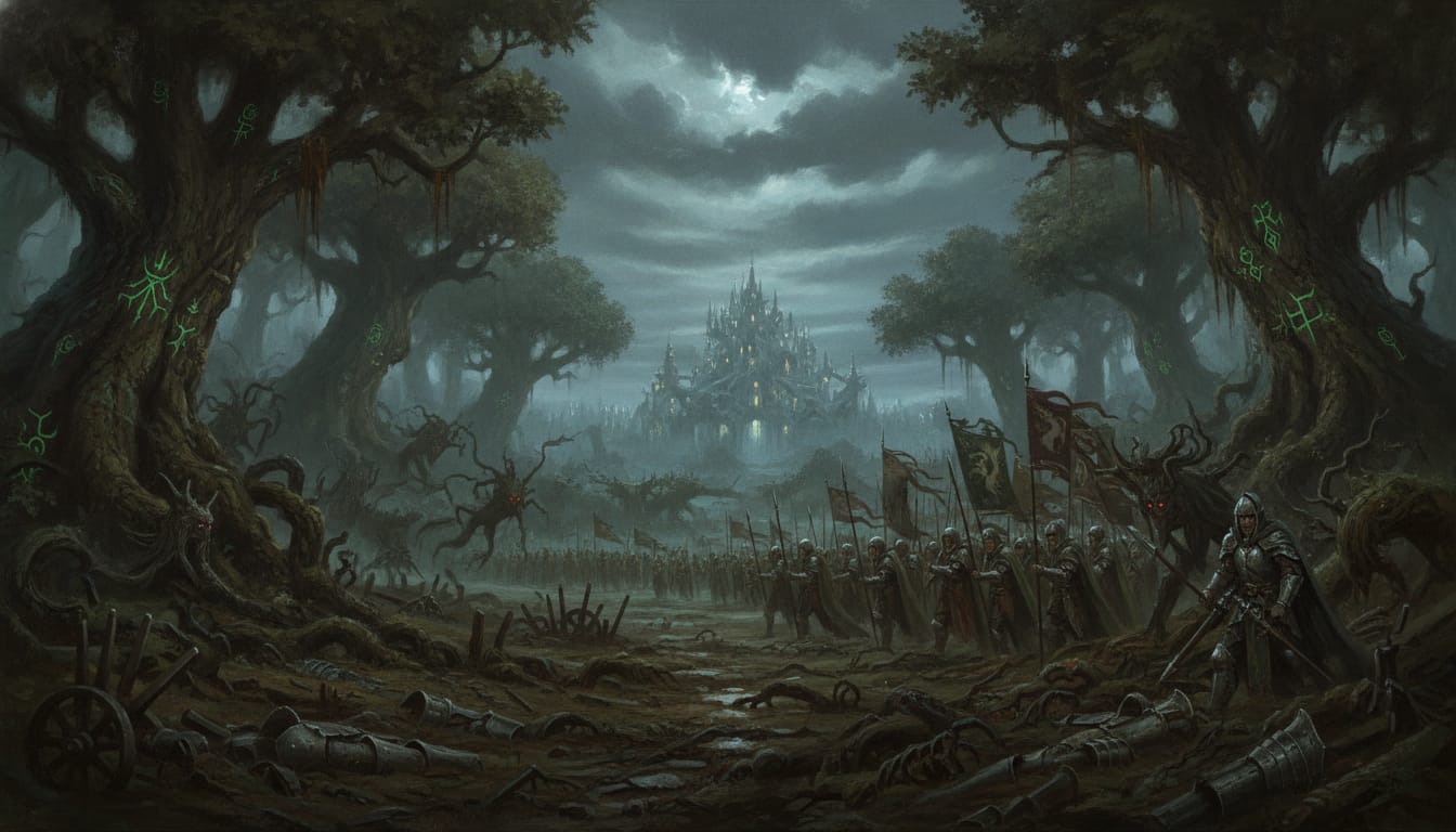 Athel Loren, the Enchanted Forest, Warhammer world art