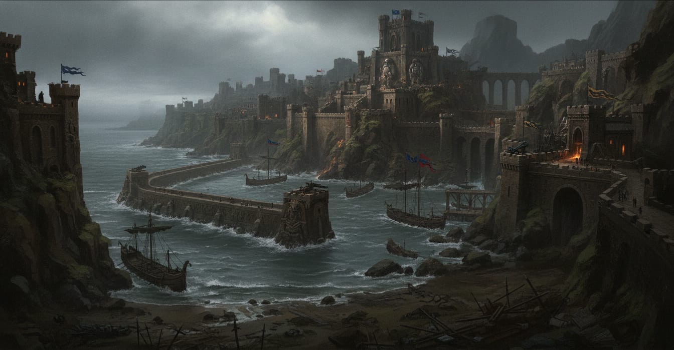 Barak Varr, Warhammer world art