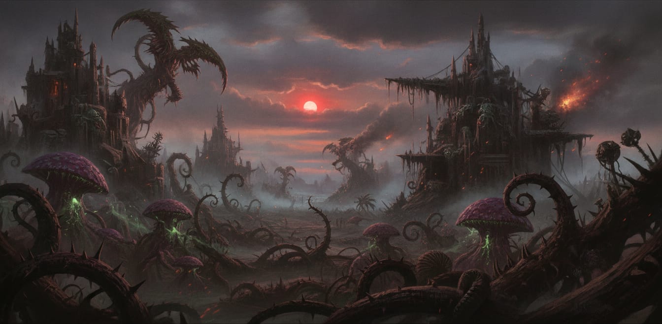 Catachan, Warhammer world art