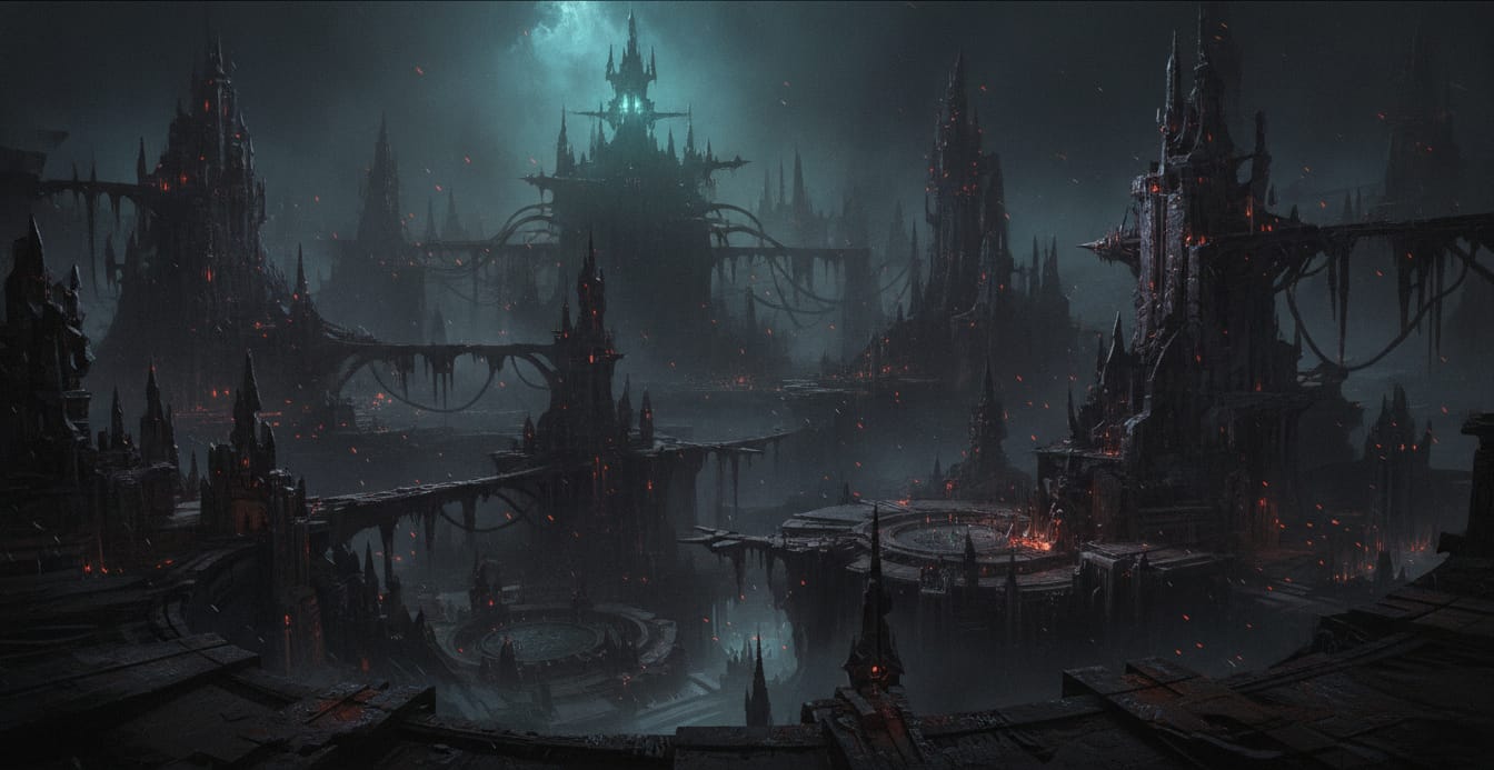 Commorragh, Warhammer world art