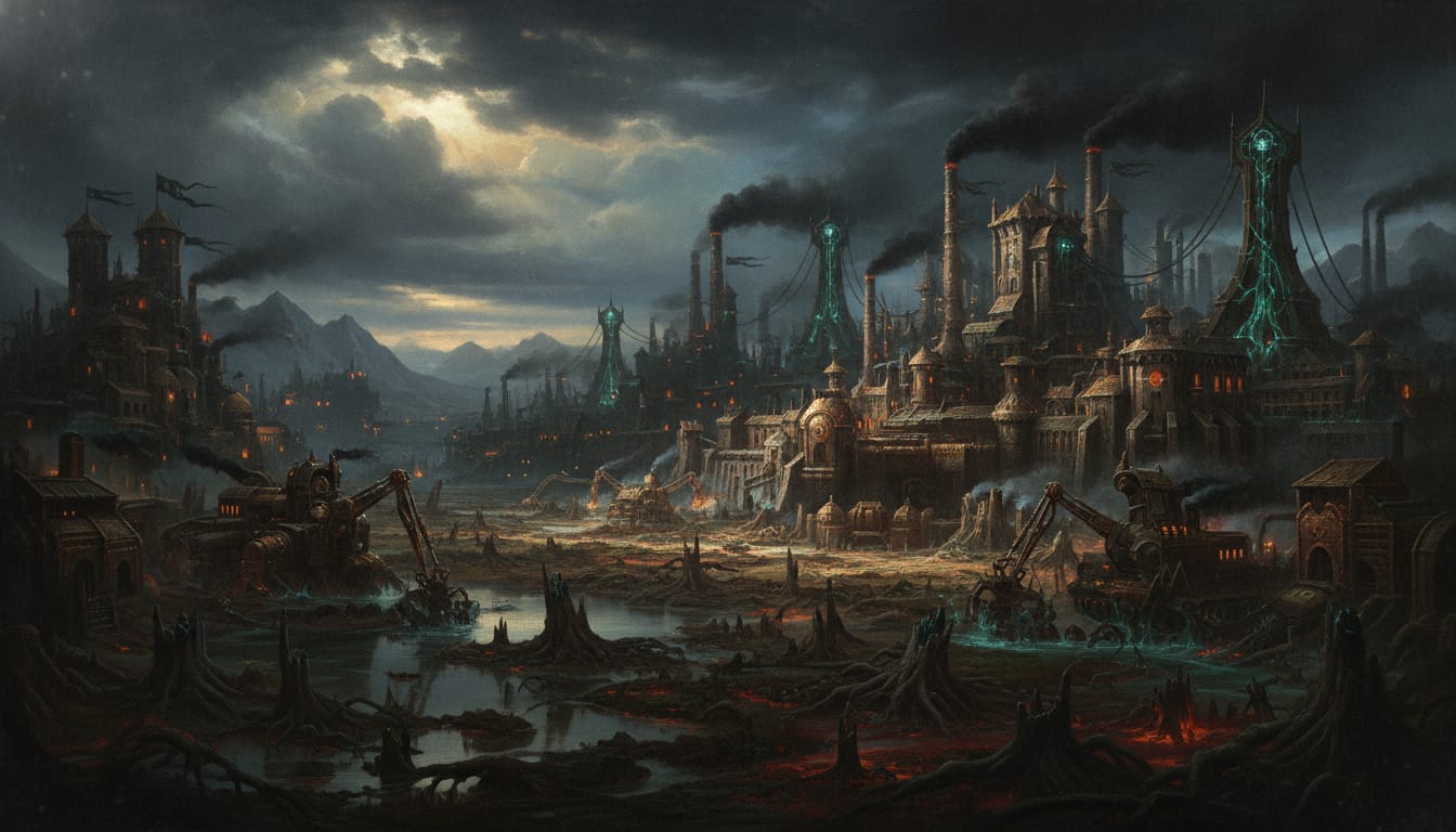 Greywater Fastness, Warhammer world art