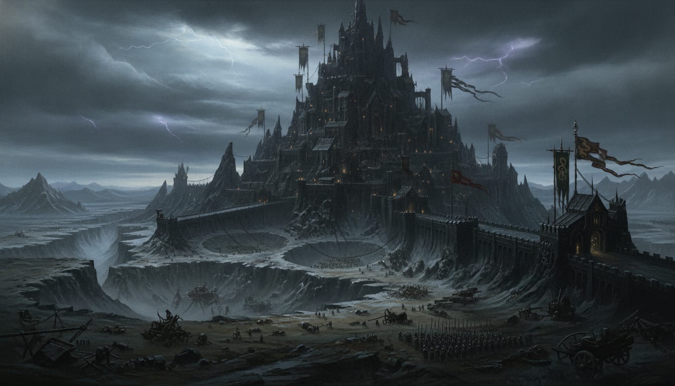 Hag Graef, the Dark Crag, Warhammer world art