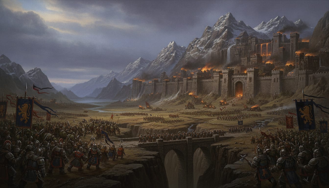 Karak Azul, the Hold of Iron, Warhammer world art
