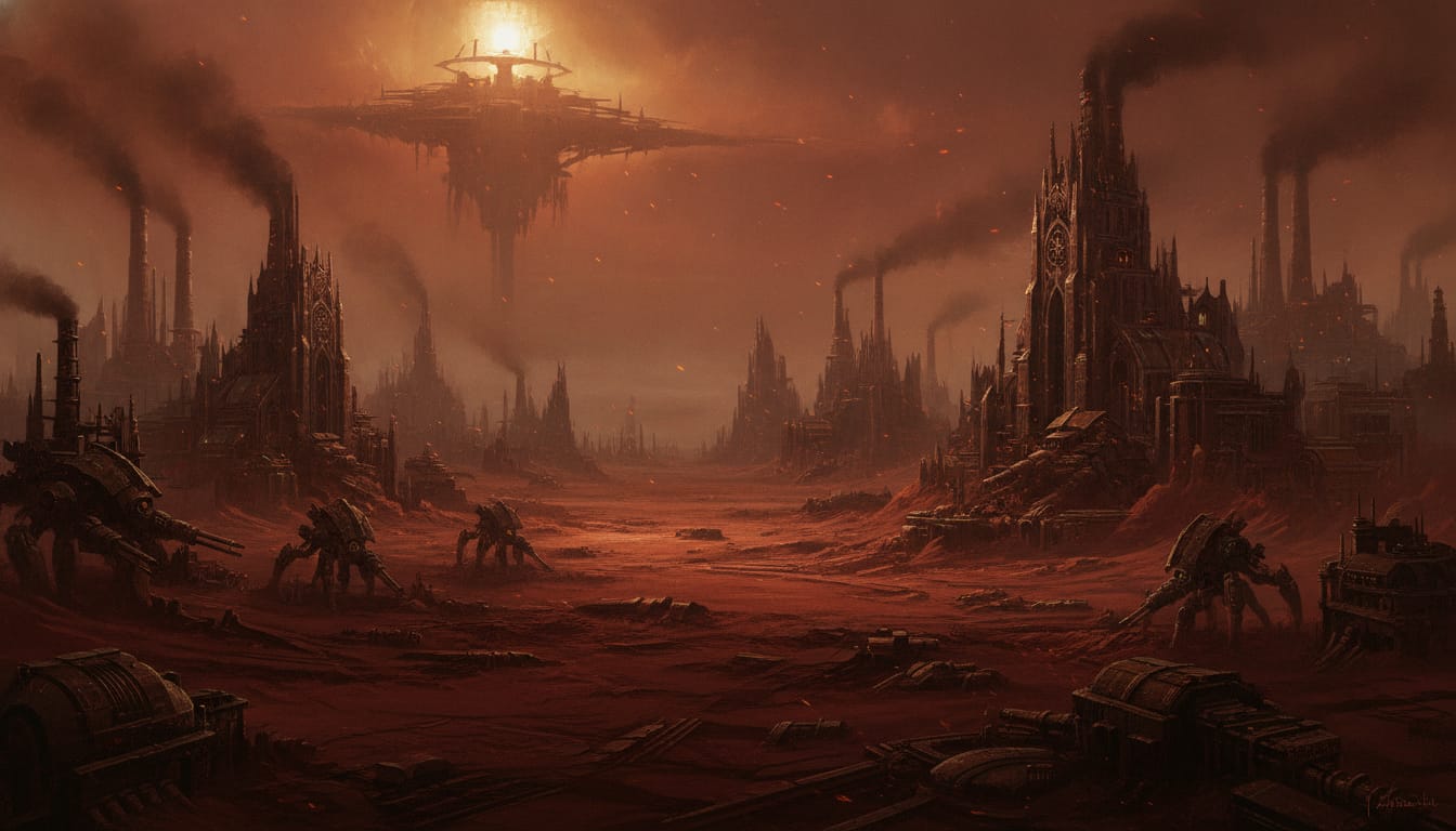 Mars, Warhammer world art