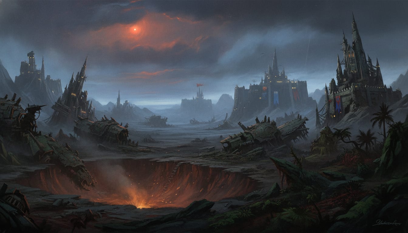 Rynn's World, Warhammer world art