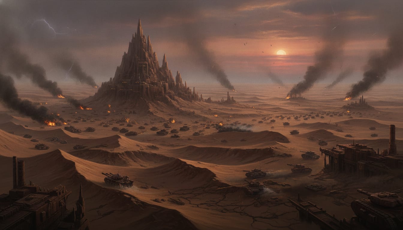 Tallarn, Warhammer world art